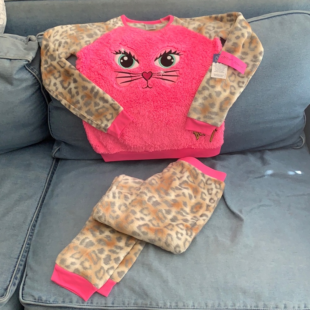 Girls fleece pajamas